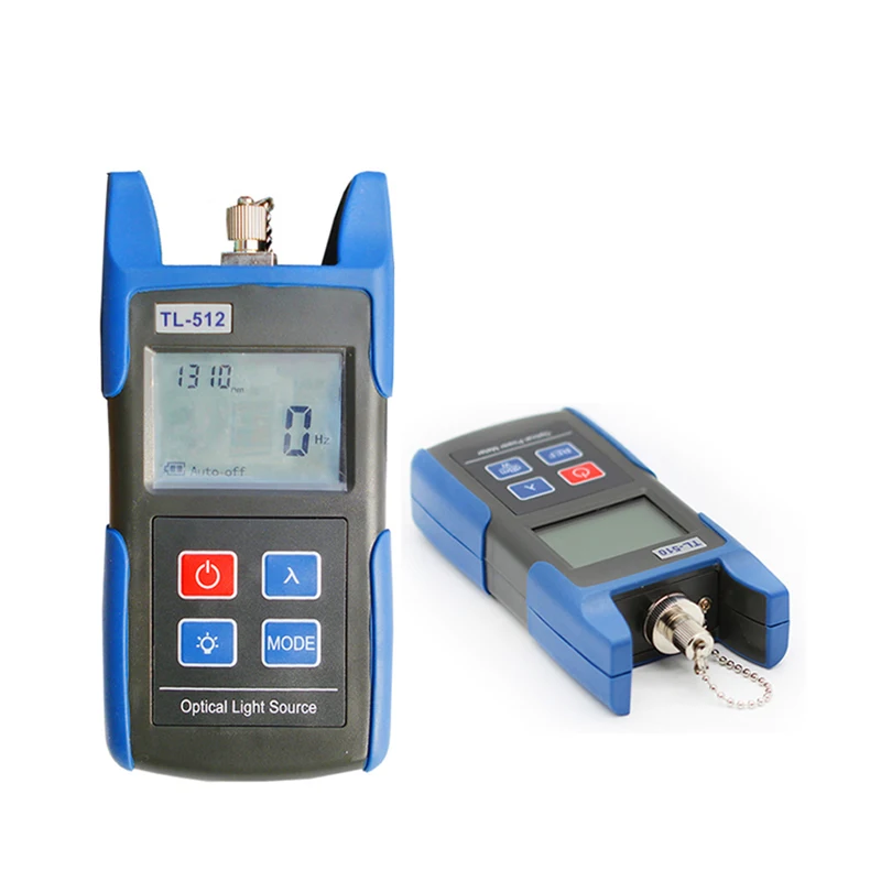 TL512 source laser source 1310 / 1550nm with TL510 fiber tester -70~+ 10dBm / -50dBm~+ 26dBm and optical power meter 
TL512 source laser source 1310 / 1550nm with TL510 fiber tester -70~+ 10dBm / -50dBm~+ 26dBm and optical power meter