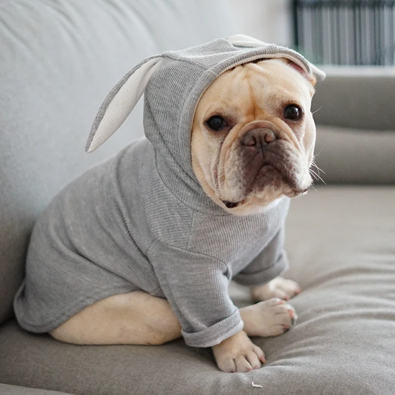 Cute French Bulldog Hooded Coat Jacket Winter Warm Pet Clothes for Small Dogs Sweet Rabbit Ears Shape Puppy Cat Clothing Costume
Cute French Bulldog Hooded Coat Jacket Winter Warm Pet Clothes for Small Dogs Sweet Rabbit Ears Shape Puppy Cat Clothing Costume