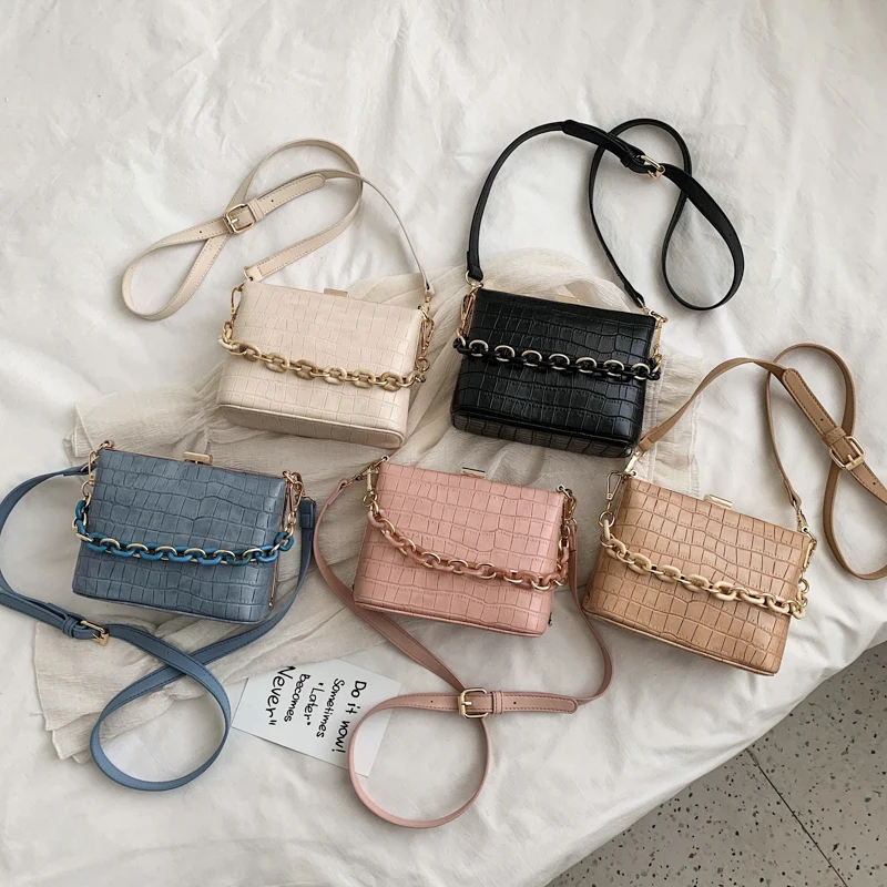 Elegant Alligator Handbag Women Acrylic Chains Tote Bags Soft Leather Shoulder Messenger Bag Lady Wedding Evening Clutch Bags
Elegant Alligator Handbag Women Acrylic Chains Tote Bags Soft Leather Shoulder Messenger Bag Lady Wedding Evening Clutch Bags