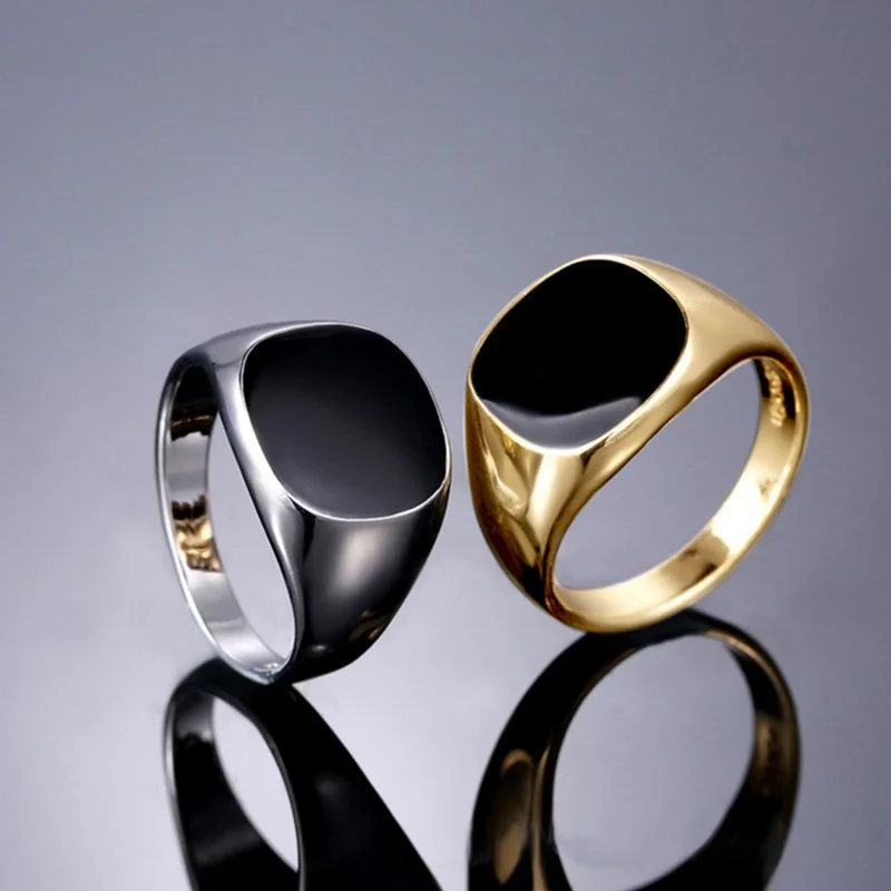 Stainless Steel Men's Ring Rock Punk Smooth Gold Silver Color Hip Hop Rings for Men Women Party Fashion Jewelry Wholesale 
Stainless Steel Men's Ring Rock Punk Smooth Gold Silver Color Hip Hop Rings for Men Women Party Fashion Jewelry Wholesale