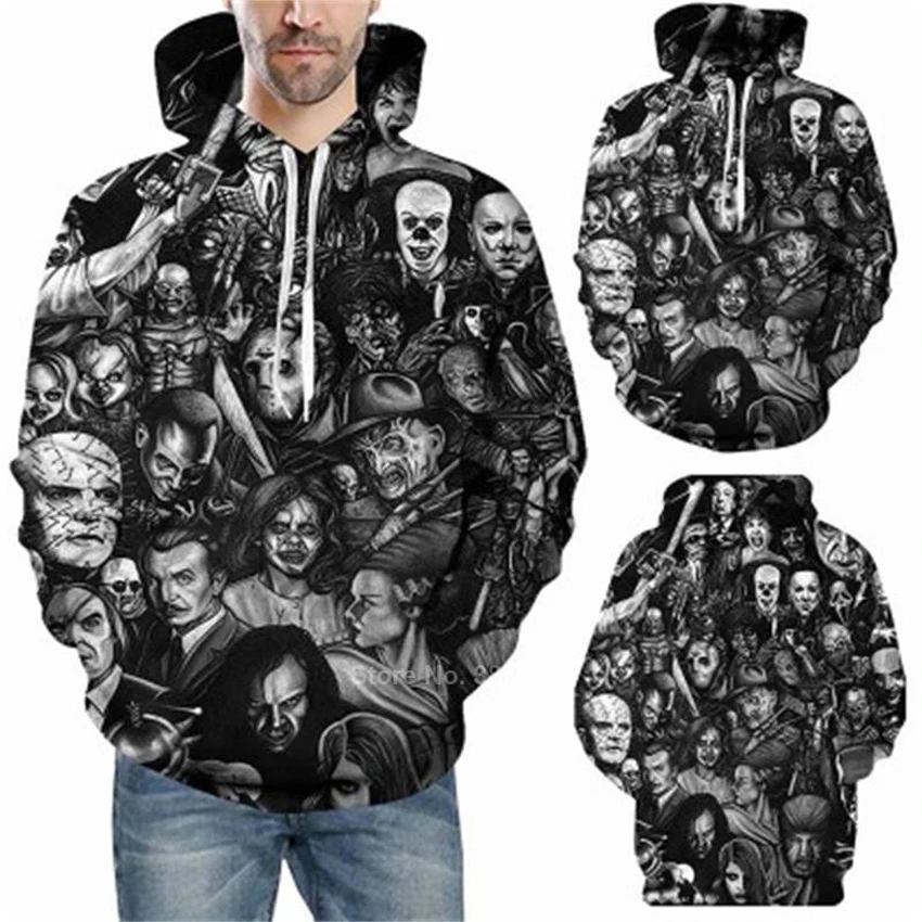 Halloween Men 3d Skull Hoodies Hip Hop Streetwear Hooded Women's Cosplay Sweatshirts Scary Ghost Hoody Horror Pullover Hoddies
Halloween Men 3d Skull Hoodies Hip Hop Streetwear Hooded Women's Cosplay Sweatshirts Scary Ghost Hoody Horror Pullover Hoddies