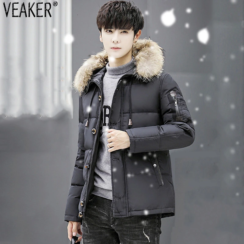 2021 New Men's Thick Fur Hooded Down Jackets Coat Male Solid Color windproof Parkas Overcoat Winter Warm Outerwear M-4XL
2021 New Men's Thick Fur Hooded Down Jackets Coat Male Solid Color windproof Parkas Overcoat Winter Warm Outerwear M-4XL