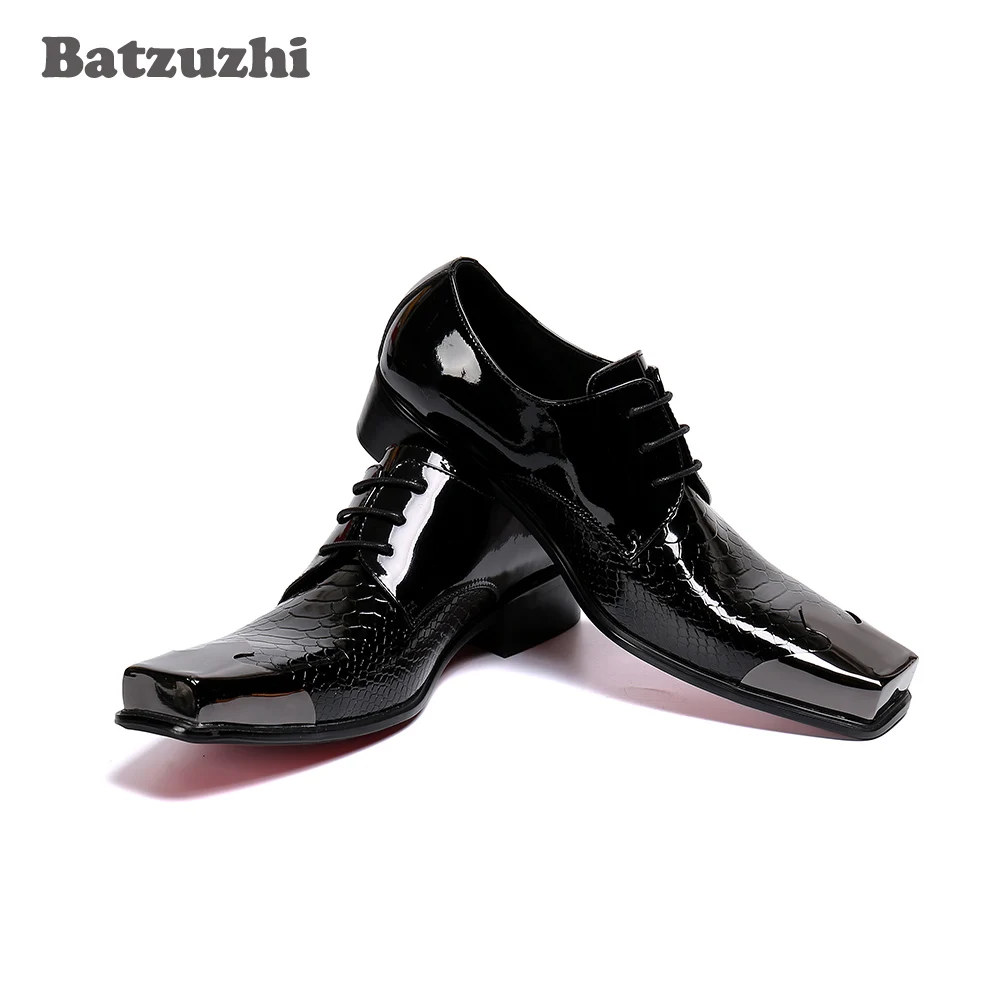 Batzuzhi Black Leather Dress Shoes Men Italian Type Men's Shoes Square Toe Lace-up Business Leather Shoes Formal, Big Size US12
Batzuzhi Black Leather Dress Shoes Men Italian Type Men's Shoes Square Toe Lace-up Business Leather Shoes Formal, Big Size US12
