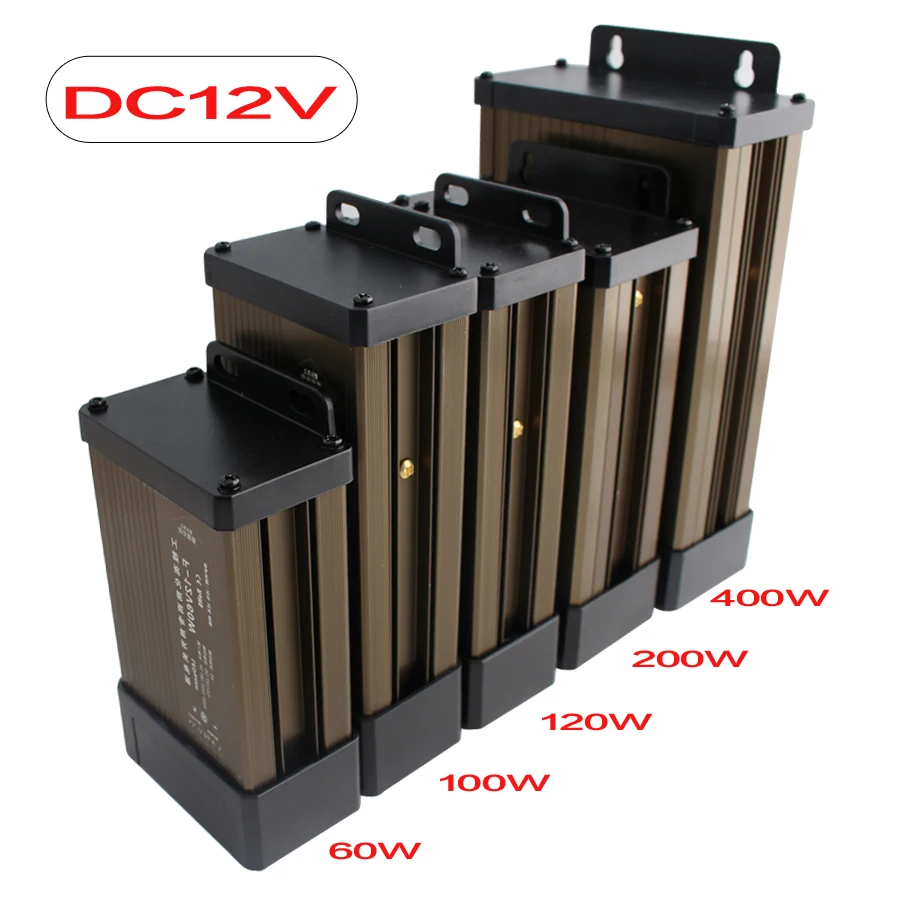 AC DC Transformer Rainproof Outdoor 220V 110V TO 5V 12V 24V AC TO DC LED Driver Power Supply 12 24Volt 5A 8.5A 12.5A 16A 20A 25A
AC DC Transformer Rainproof Outdoor 220V 110V TO 5V 12V 24V AC TO DC LED Driver Power Supply 12 24Volt 5A 8.5A 12.5A 16A 20A 25A