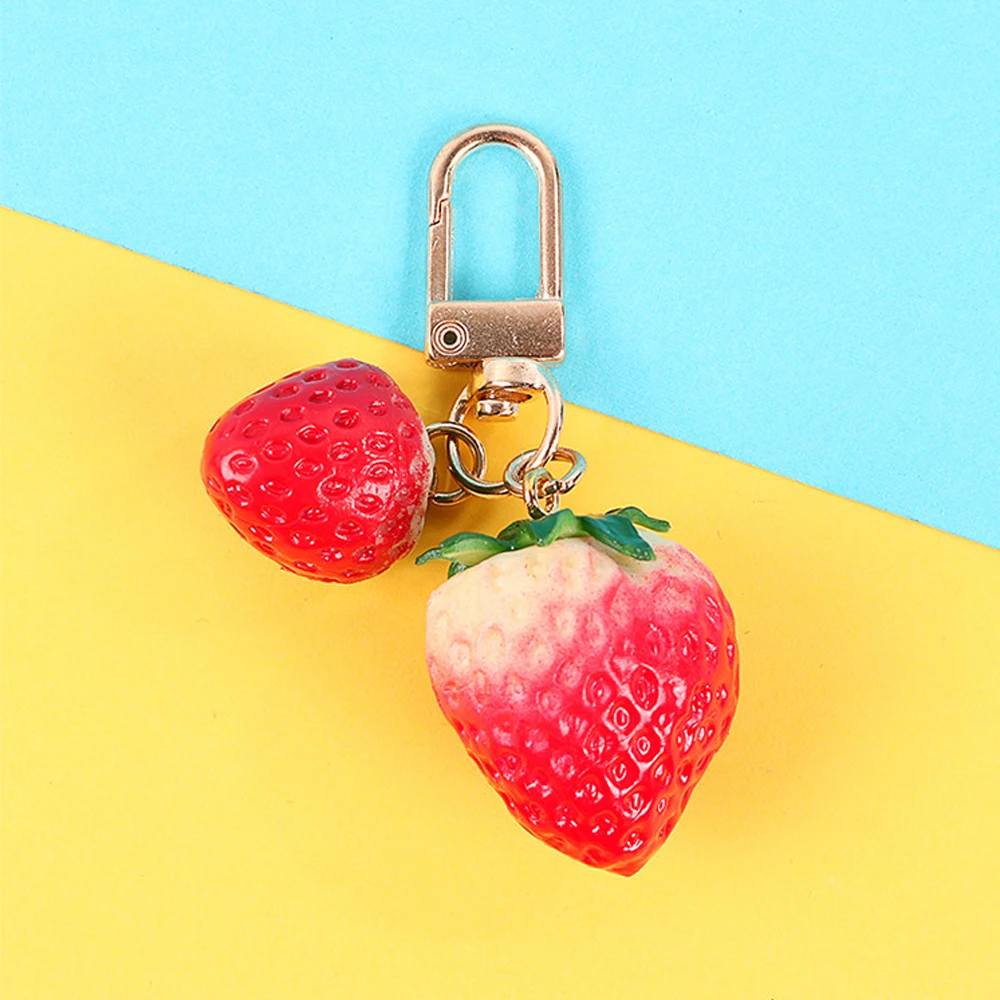 Cute Strawberry Red Heart Key Chain Metal Bell Bag Pendant Handbag Bag Decorative Ornament Key Holder Key Ring Bag Accesories
Cute Strawberry Red Heart Key Chain Metal Bell Bag Pendant Handbag Bag Decorative Ornament Key Holder Key Ring Bag Accesories