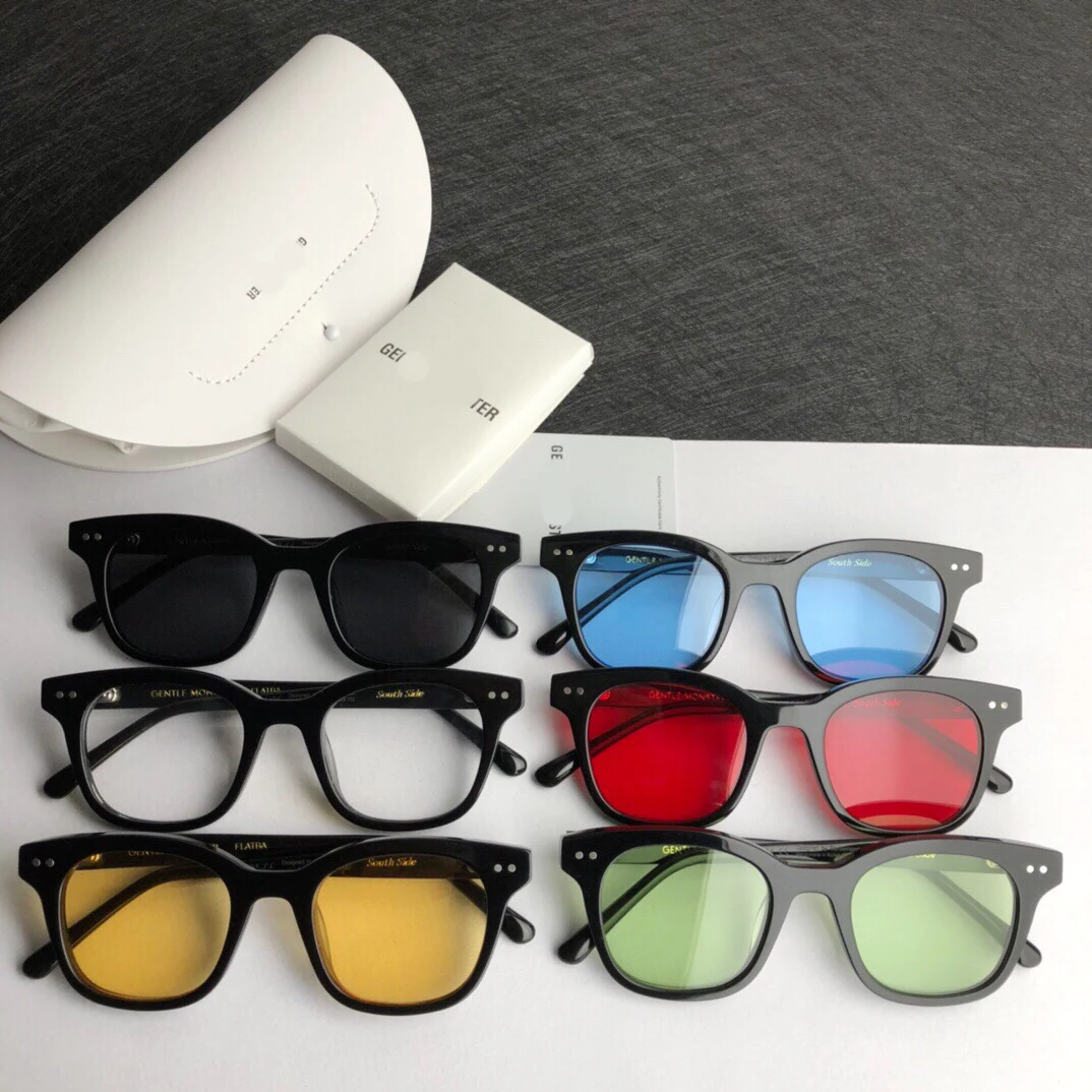 Korea Brand Eyeglasses Optical Frames with colorful lens GM glasses Women Men GENTLE South side myopia frames
Korea Brand Eyeglasses Optical Frames with colorful lens GM glasses Women Men GENTLE South side myopia frames