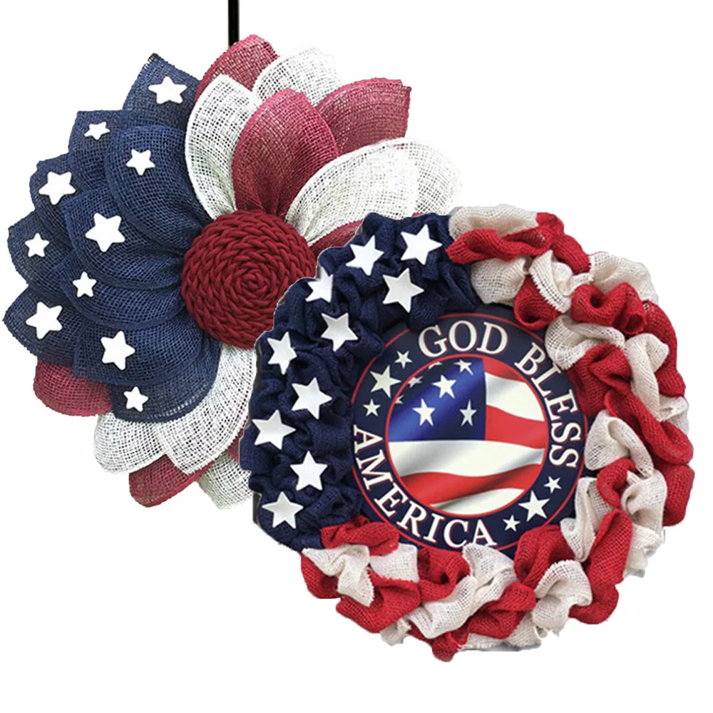 Американский венок на День Независимости, флаг США, звезда, Подсолнух, узор, сетчатая пластиковая гирлянда, Декор, подвеска на дверь и окно
Американский венок на День Независимости, флаг США, звезда, Подсолнух, узор, сетчатая пластиковая гирлянда, Декор, подвеска на дверь и окно