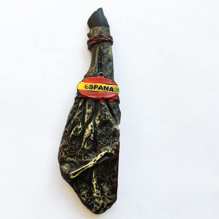 QIQIPP Spain Creative Travel Souvenirs Three-dimensional Black Pig Ham Magnetic Sticker Fridge Magnet 
QIQIPP Spain Creative Travel Souvenirs Three-dimensional Black Pig Ham Magnetic Sticker Fridge Magnet