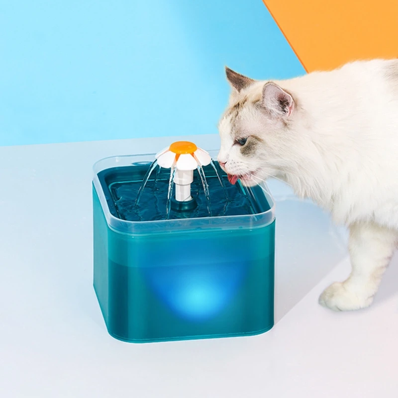 2L Capacity Automatic Cat Water Fountain with LED Lighting USB Dog Pet Water Dispenser with Recirculate Filtring for Cats Feeder
2L Capacity Automatic Cat Water Fountain with LED Lighting USB Dog Pet Water Dispenser with Recirculate Filtring for Cats Feeder