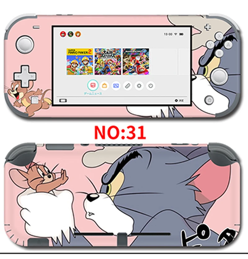 Наклейки для Tom Jerry виниловые защитные наклейки на экран консоли Nintendo Switch lite |