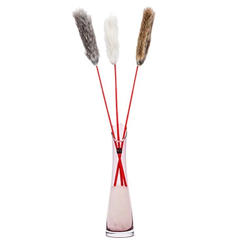 Cat ToyTeaser Toy Fake Fur Interactive Kitten Teaser Pet Wand Toys For Cats Pet Products Cat Accessories
Cat ToyTeaser Toy Fake Fur Interactive Kitten Teaser Pet Wand Toys For Cats Pet Products Cat Accessories