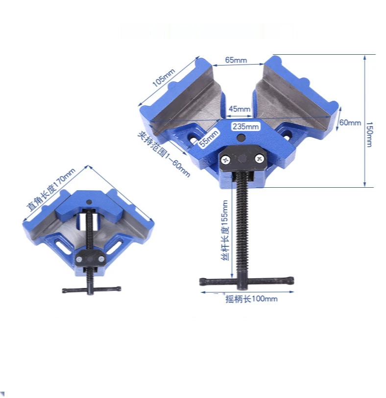 90 Degree Welding Fixture Right Angle Welded Heavy Duty Welding Fixture Corner Clamp Pliers Jaw Corner Clamp Handle Tool 4 inch
90 Degree Welding Fixture Right Angle Welded Heavy Duty Welding Fixture Corner Clamp Pliers Jaw Corner Clamp Handle Tool 4 inch