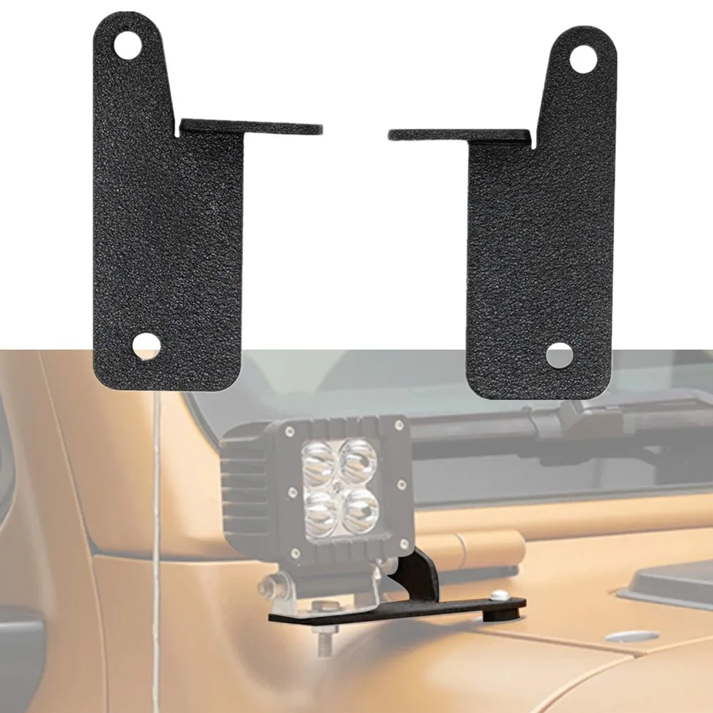 2pcs A-Pillar Light Mounting Brackets For 2018-2019 Jeep Wrangler JL & Unlimited
2pcs A-Pillar Light Mounting Brackets For 2018-2019 Jeep Wrangler JL & Unlimited