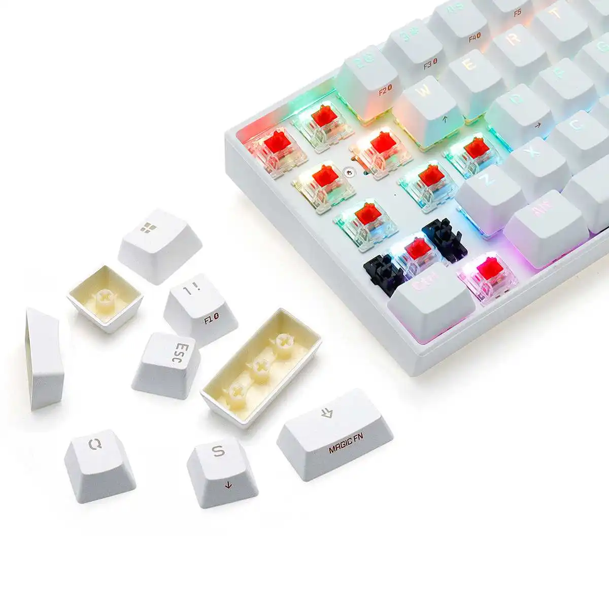 ANNE Pro2 Mini Portable Wireless bluetooth 60% Mechanical Keyboard Red Blue Brown Switch Gaming Keyboard Detachable Cable hot
ANNE Pro2 Mini Portable Wireless bluetooth 60% Mechanical Keyboard Red Blue Brown Switch Gaming Keyboard Detachable Cable hot