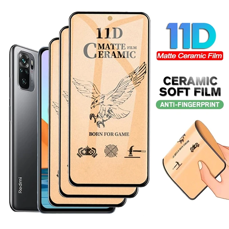 1-3Pcs Matte Soft Ceramic Film for Redmi Note 10 9 Pro 9T 9S 8 7 5 Plus Frosted Screen Protector for Xiaomi Mi Poco X3 Pro F3 M3
1-3Pcs Matte Soft Ceramic Film for Redmi Note 10 9 Pro 9T 9S 8 7 5 Plus Frosted Screen Protector for Xiaomi Mi Poco X3 Pro F3 M3