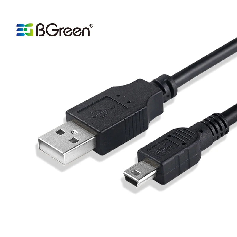 BGreen 10X мини USB кабель для 2 0 Синхронизация данных Зарядка 50 см MP3 плеера динамик