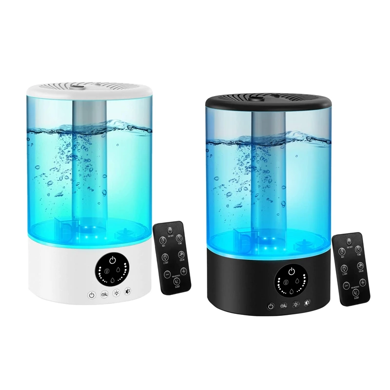 Humidifier, 3.2L Top Fill Ultrasonic Humidifiers For Bedroom With Night Light And Remote Control Quiet
Humidifier, 3.2L Top Fill Ultrasonic Humidifiers For Bedroom With Night Light And Remote Control Quiet