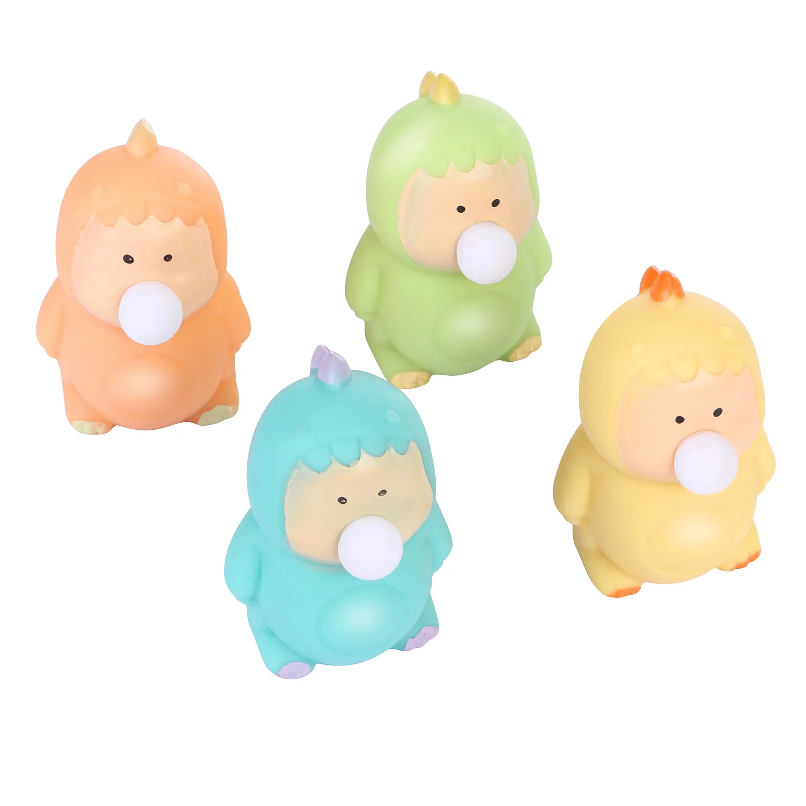 Originality Little Dinosaur Blow Bubble Squeezing Vent Funny Toys For Kids Creative Pinch Toy Kawaii Decorative Ornaments
Originality Little Dinosaur Blow Bubble Squeezing Vent Funny Toys For Kids Creative Pinch Toy Kawaii Decorative Ornaments