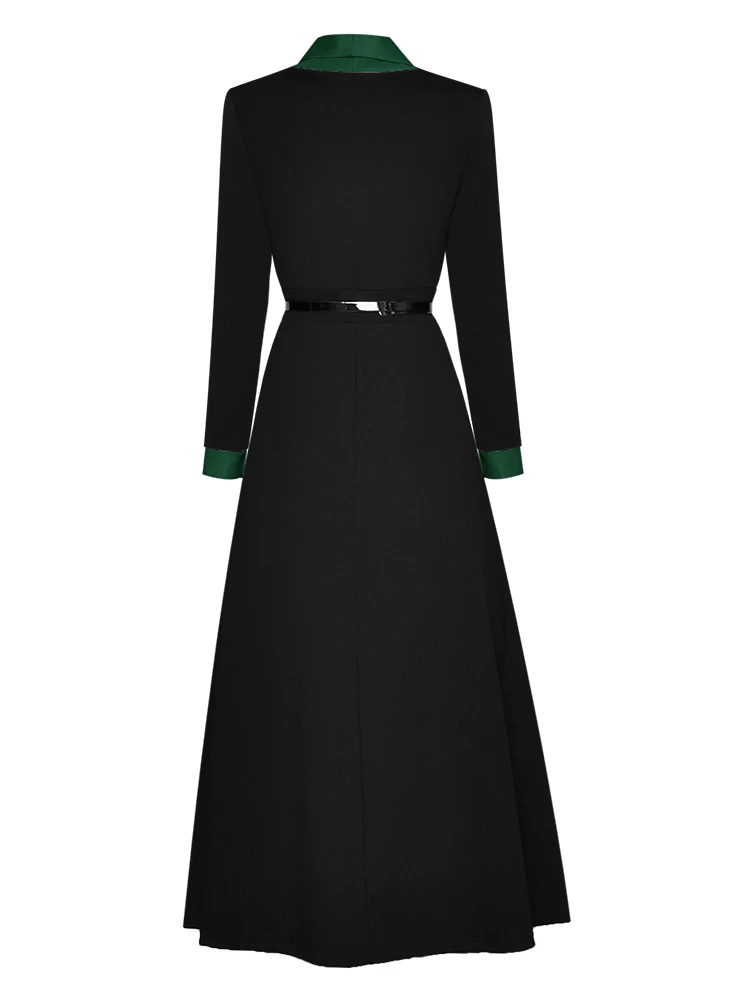 Elegant Women's Dress 2020 Autumn Winter Business Woman Notched Collar Color Block Patchwork Long Sleeve Green Orange Dress OL
Elegant Women's Dress 2020 Autumn Winter Business Woman Notched Collar Color Block Patchwork Long Sleeve Green Orange Dress OL