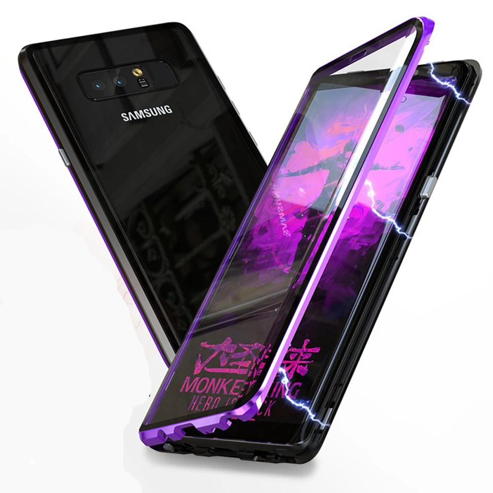 Case for Samsung Galaxy Note 8 , 360 Full Body Protection Double-sided Tempered Glass Magnetic Adsorption Cover
Case for Samsung Galaxy Note 8 , 360 Full Body Protection Double-sided Tempered Glass Magnetic Adsorption Cover
