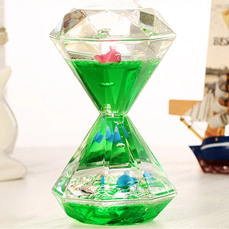 Diamond Shaped Marine Animal Oil Drop Liquid Hourglass Timer Creative Desktop Decoration Ornaments Decompression Toy
Diamond Shaped Marine Animal Oil Drop Liquid Hourglass Timer Creative Desktop Decoration Ornaments Decompression Toy