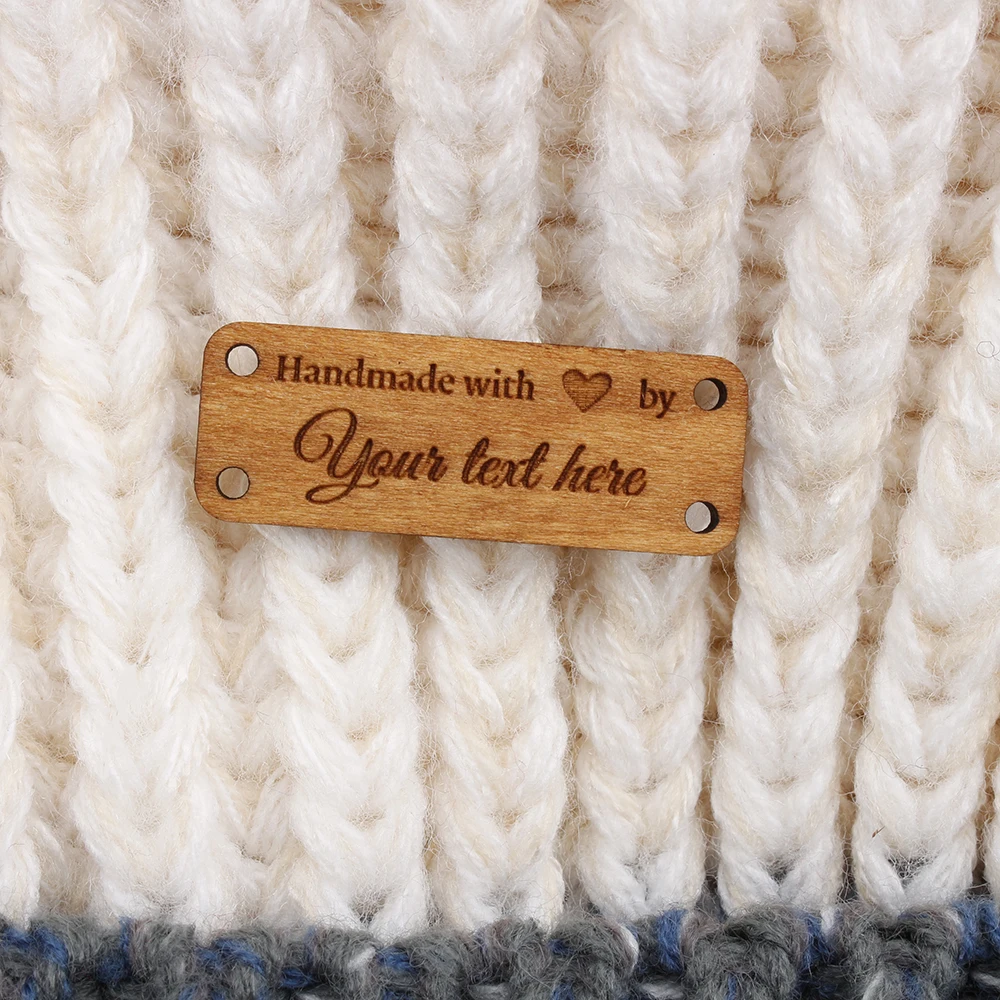 Wooden Labels, Custom Text, Knit Tags, Logo or Text, Custom Engraving Labels, Personalized Brand (WD3130)
Wooden Labels, Custom Text, Knit Tags, Logo or Text, Custom Engraving Labels, Personalized Brand (WD3130)