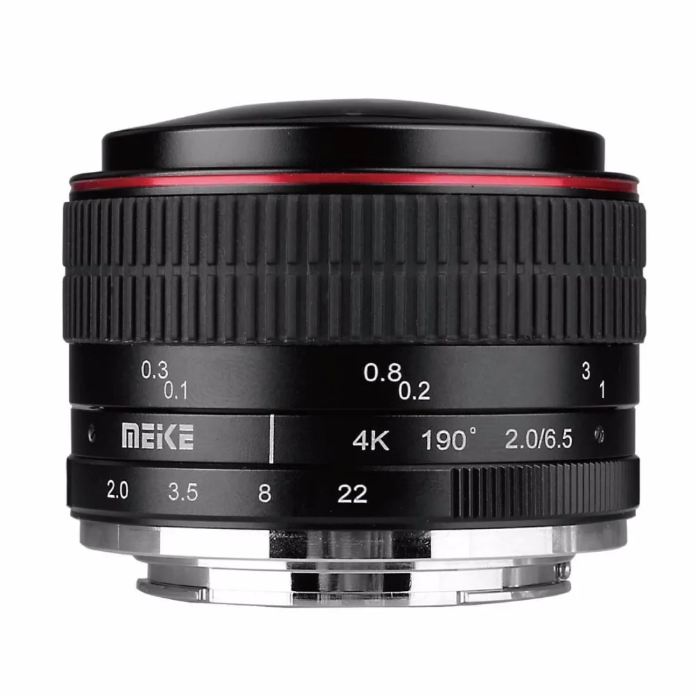 Объектив MEIKE MK-6.5mm F2.0 Fisheye для беззеркальной камеры Panasonic/Olympus MFT M4/3 | Электроника