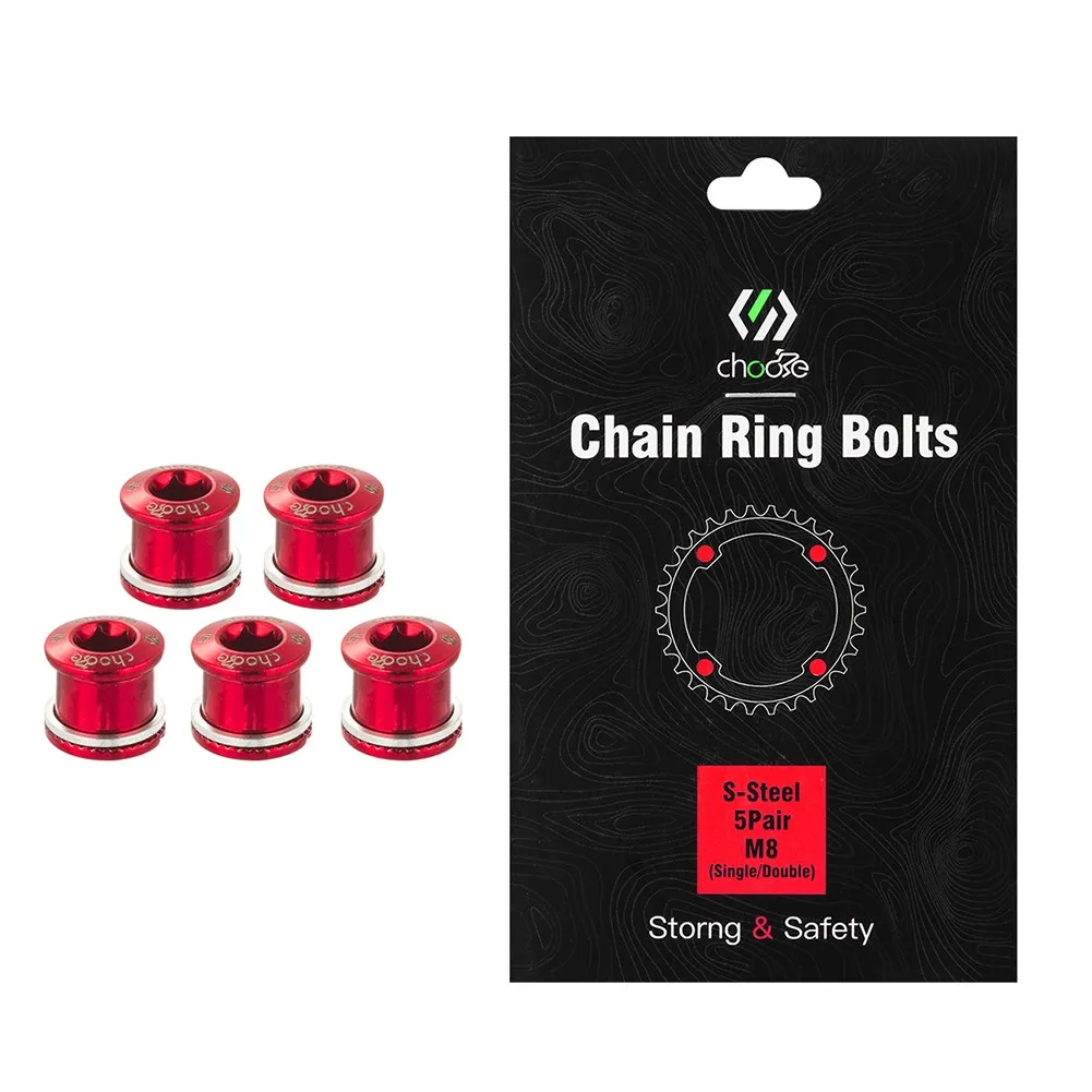 5pcs MTB Road Bike Single Double Chainring Bolts Sprocket Chainwheel Screws Red/blue/orange/colorful
5pcs MTB Road Bike Single Double Chainring Bolts Sprocket Chainwheel Screws Red/blue/orange/colorful