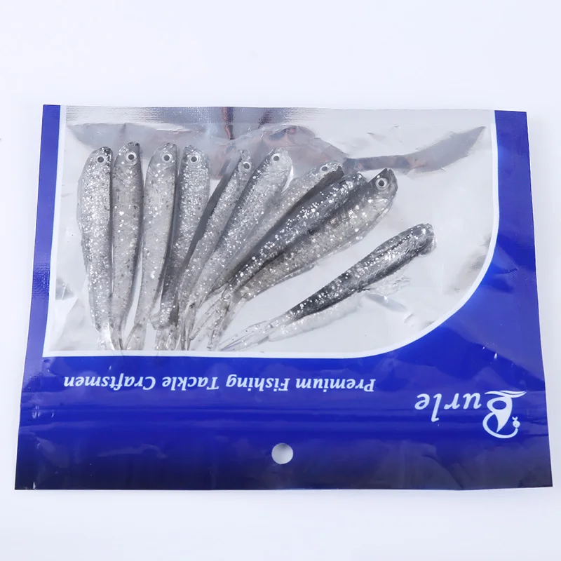 10pcs/Pack Artificial Fishing Lure Soft Lure Head Fish T-tail soft bait soft bait Fishing fishing gear supplies Bionic bait
10pcs/Pack Artificial Fishing Lure Soft Lure Head Fish T-tail soft bait soft bait Fishing fishing gear supplies Bionic bait