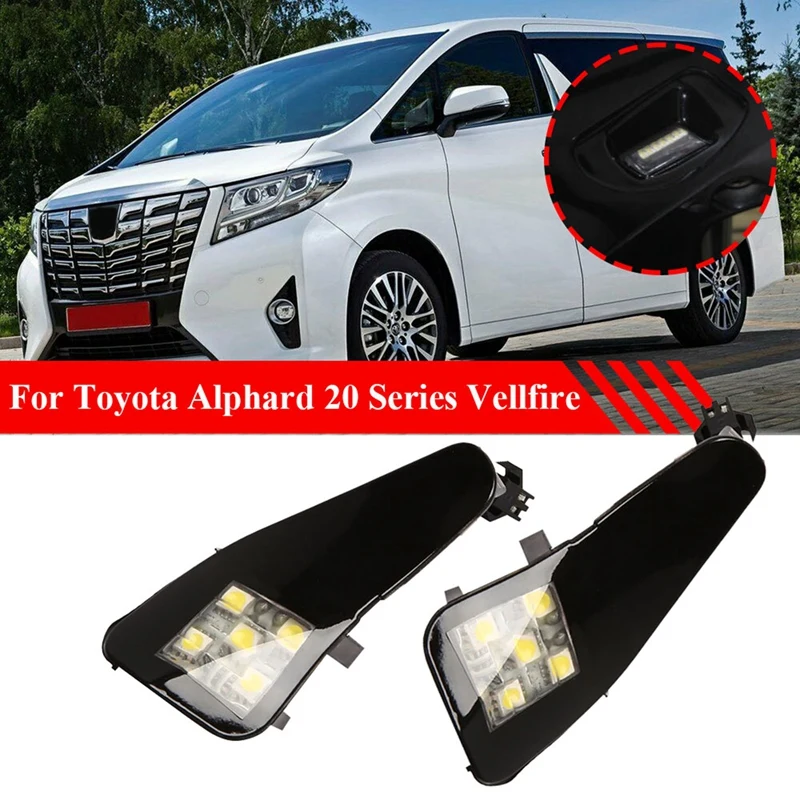 2PCS LED Rearview Puddle Light Under Side Mirror Welcome Lamp for Toyota Alphard 20 Series Vellfire II
2PCS LED Rearview Puddle Light Under Side Mirror Welcome Lamp for Toyota Alphard 20 Series Vellfire II