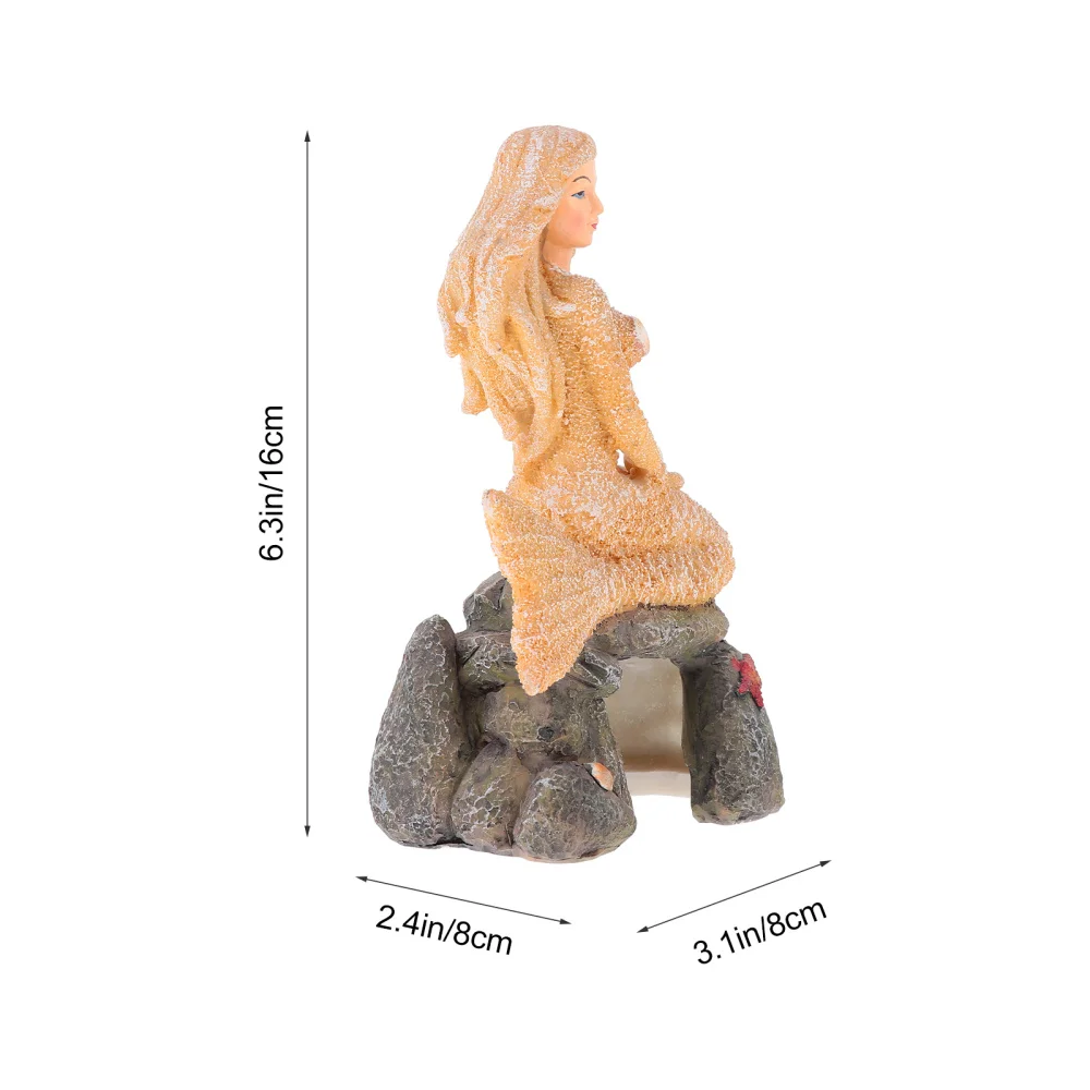 1Pc Fish Tank Adornment Decorative Mermaid Model Aquarium Landscaping Decor
1Pc Fish Tank Adornment Decorative Mermaid Model Aquarium Landscaping Decor
