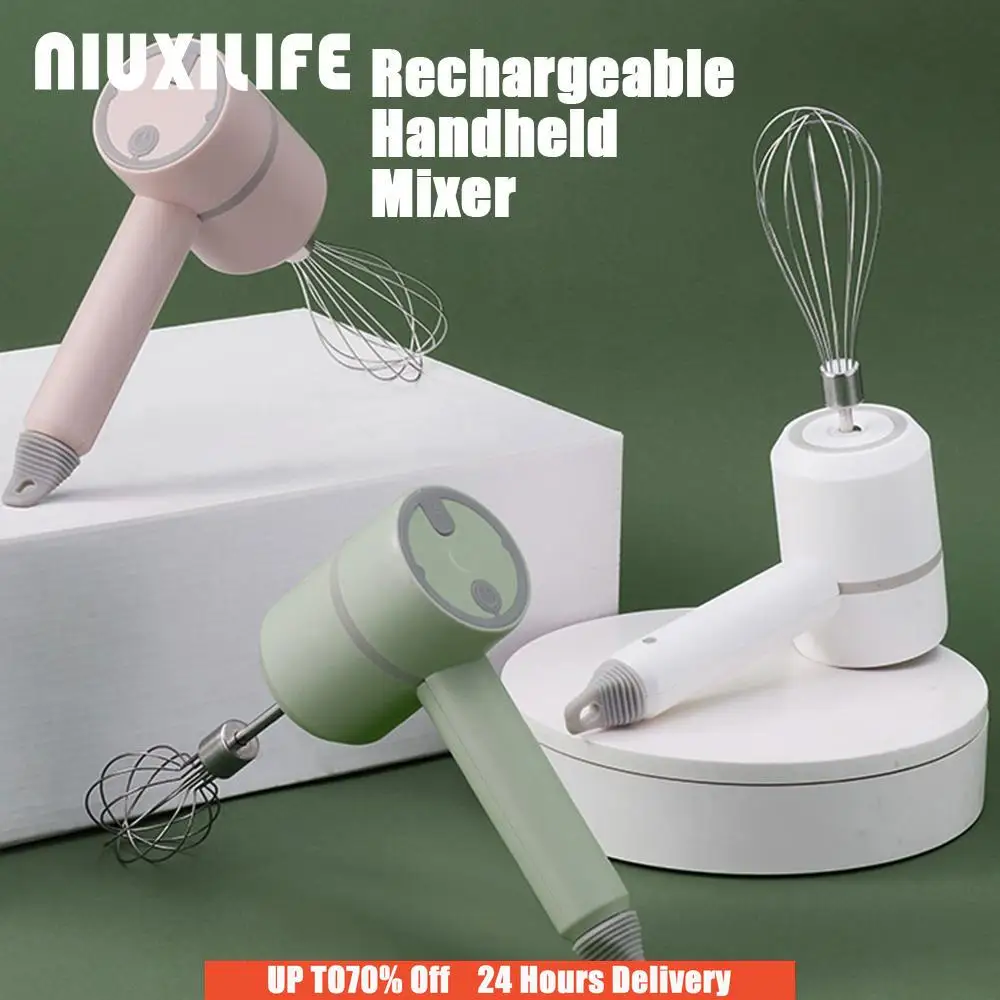 NIUXILIFE 2021 Wireless Mixer Portable Electric Food Mixers Handheld Blender Power Dough Blender Egg Beater Milk Frother
NIUXILIFE 2021 Wireless Mixer Portable Electric Food Mixers Handheld Blender Power Dough Blender Egg Beater Milk Frother