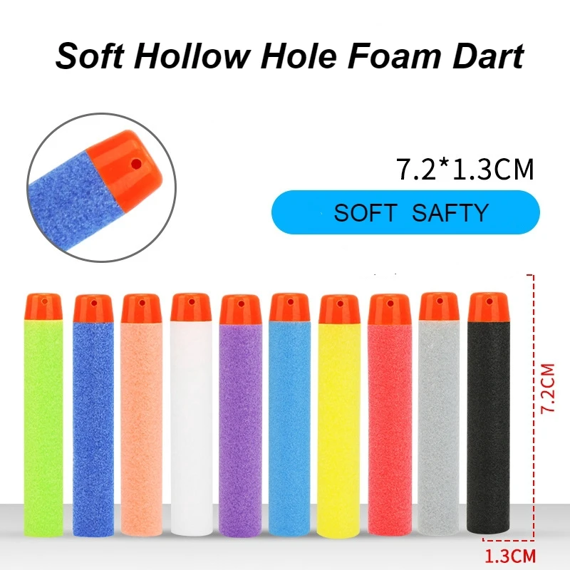 100Pcs/Set Darts for Nerf Soft Hollow Hole Head 7.2cm Refill Darts Toy Gun Bullets for Nerf Series Blasters Kid Children Gift
100Pcs/Set Darts for Nerf Soft Hollow Hole Head 7.2cm Refill Darts Toy Gun Bullets for Nerf Series Blasters Kid Children Gift