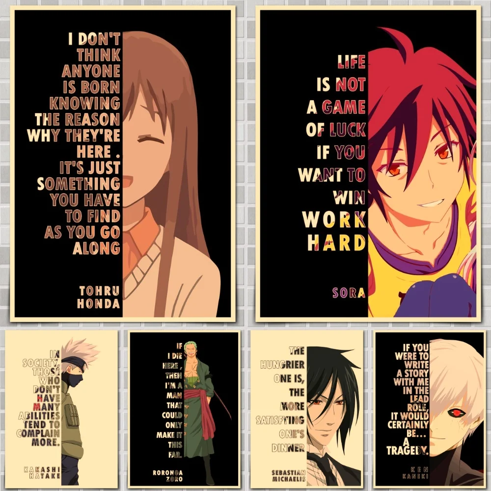 Collection of Japanese animation quotations 2 Poster Wall Stickers For Home Room Bar Decor Art
Collection of Japanese animation quotations 2 Poster Wall Stickers For Home Room Bar Decor Art