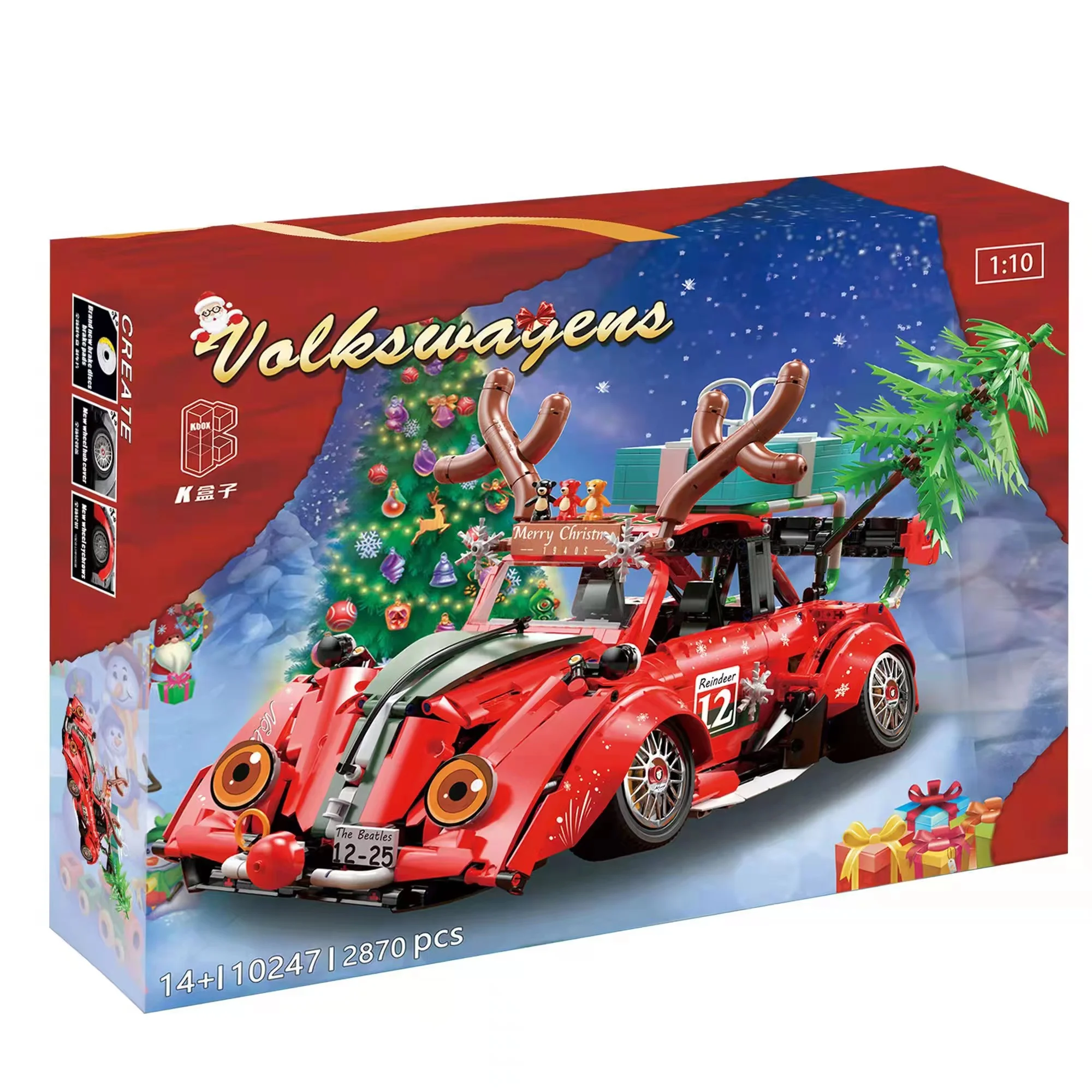 NEW 2870pcs 10247 Christmas Super Car 1:10 car Model Building Blocks Car Toys for children Christmas Gifts Black Friday Gifts
NEW 2870pcs 10247 Christmas Super Car 1:10 car Model Building Blocks Car Toys for children Christmas Gifts Black Friday Gifts