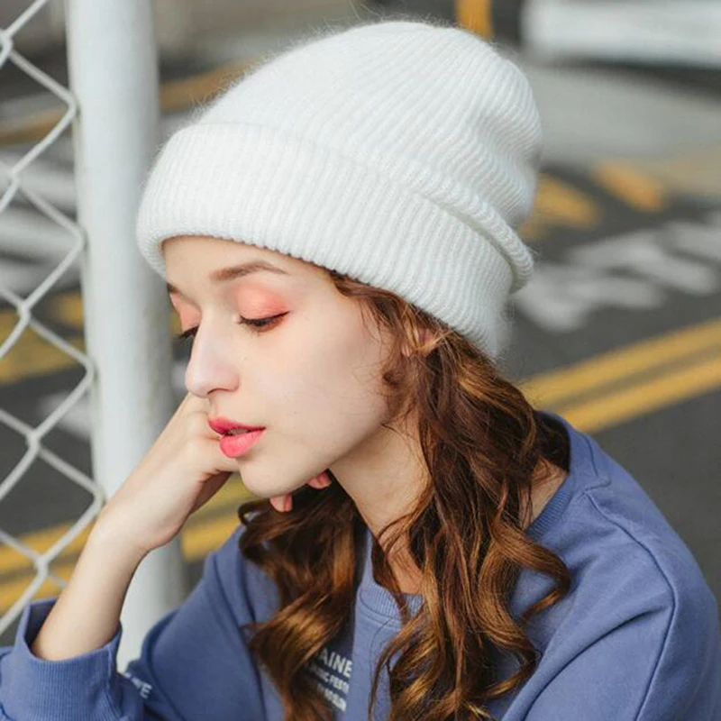 XIZOU Solid Beanie Hat for Women Winter Hat Knitted Rabbit Fur Skullies Hat Warm Bonnet Cap Female Hats for Girl hat Solid
XIZOU Solid Beanie Hat for Women Winter Hat Knitted Rabbit Fur Skullies Hat Warm Bonnet Cap Female Hats for Girl hat Solid