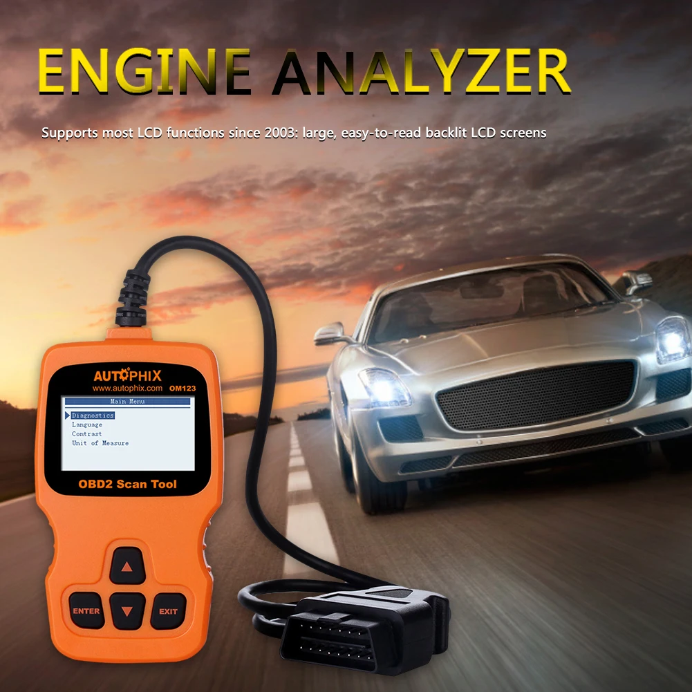 Универсальный OBD2 сканер AD310, считыватель кодов OBD II, проверка ошибок двигателя, автомобильный диагностический инструмент с ЖК-дисплеем с под...
Универсальный OBD2 сканер AD310, считыватель кодов OBD II, проверка ошибок двигателя, автомобильный диагностический инструмент с ЖК-дисплеем с под...
