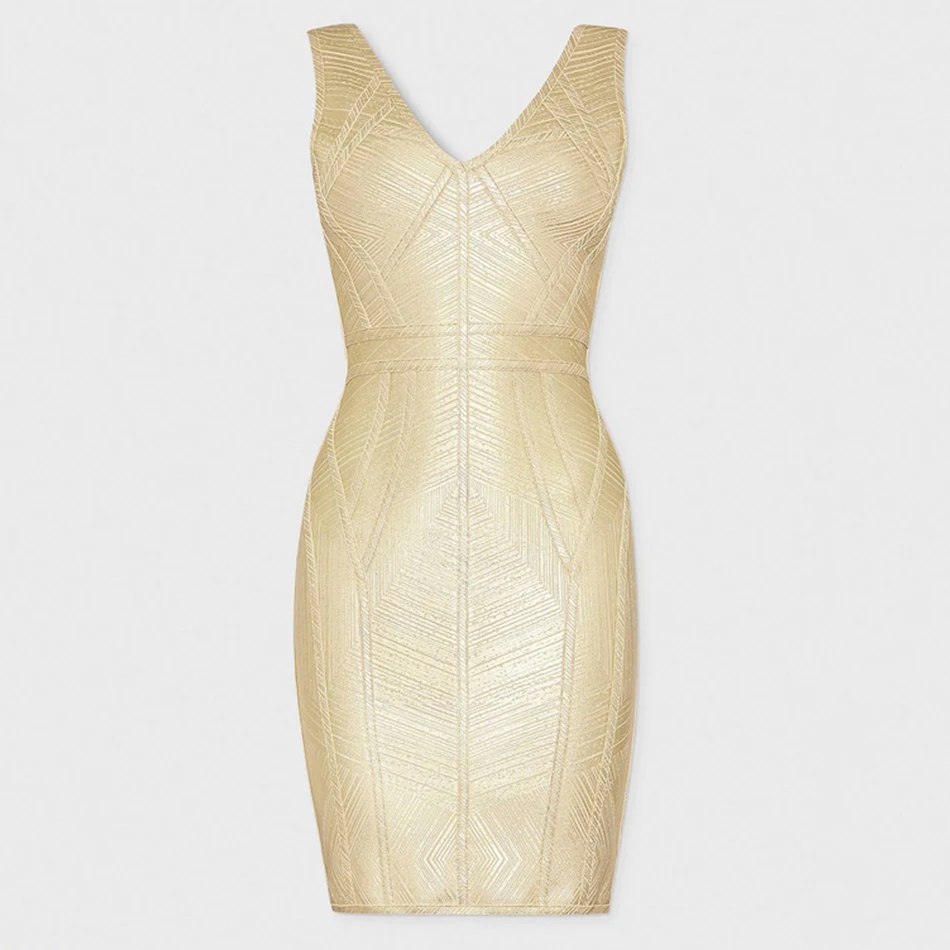 High Quality Summer New Women'S Gold Silver Sleeveless Sexy V-Neck Slim Mini Dress Fashionable Celebrity Club Party Dress
High Quality Summer New Women'S Gold Silver Sleeveless Sexy V-Neck Slim Mini Dress Fashionable Celebrity Club Party Dress