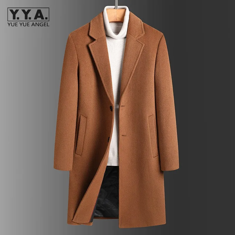 Office Mens Business Casual Wool Coat Slim Fit Winter Warm Thicken Padded Long Jacket Single Breasted Solid Color Outerwear Men
Office Mens Business Casual Wool Coat Slim Fit Winter Warm Thicken Padded Long Jacket Single Breasted Solid Color Outerwear Men