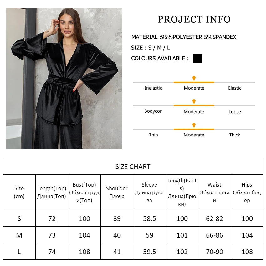 Hiloc Low Cut Sexy Velour Pajamas Set Sleepwear Robe Sets Knitting Bathrobe Home Clothes For Women Pajama Loungewear 2021 Autumn
Hiloc Low Cut Sexy Velour Pajamas Set Sleepwear Robe Sets Knitting Bathrobe Home Clothes For Women Pajama Loungewear 2021 Autumn
