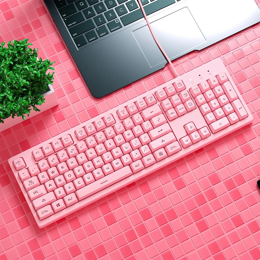 Keyboard Mouse Headset Combos Mechanical Gaming Sets Cute Pink Mechanical Keyboard 3200 DPI Optical Mouse Headset for PC Gamer
Keyboard Mouse Headset Combos Mechanical Gaming Sets Cute Pink Mechanical Keyboard 3200 DPI Optical Mouse Headset for PC Gamer