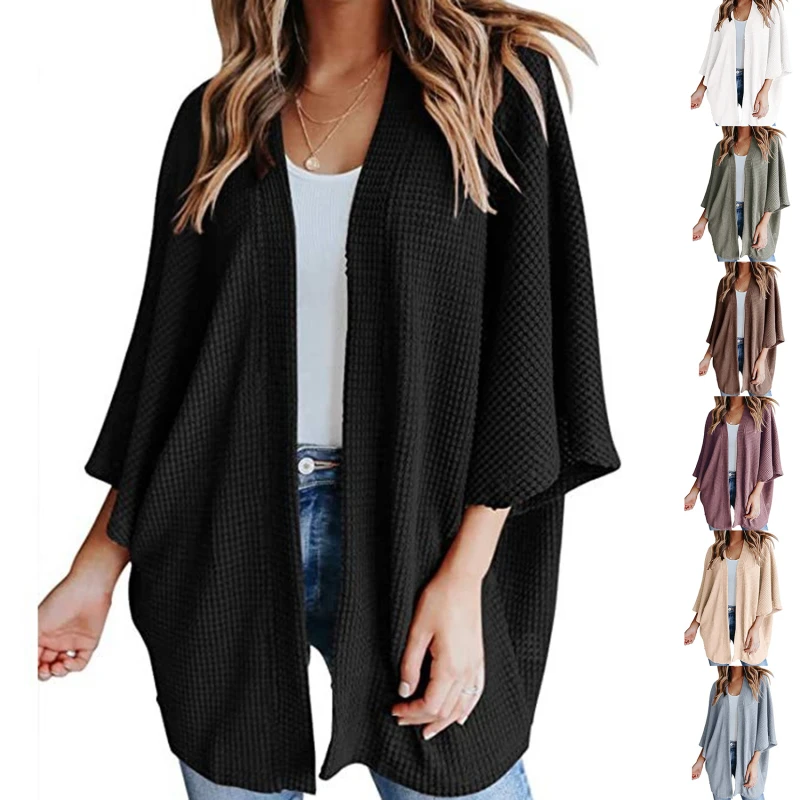 Solid Cardigan Sweaters Coat Mid Length Knittwear Knitted Sweaters Coat Women Loose Sleeve Casual Open Stich Thin Sweater Women
Solid Cardigan Sweaters Coat Mid Length Knittwear Knitted Sweaters Coat Women Loose Sleeve Casual Open Stich Thin Sweater Women