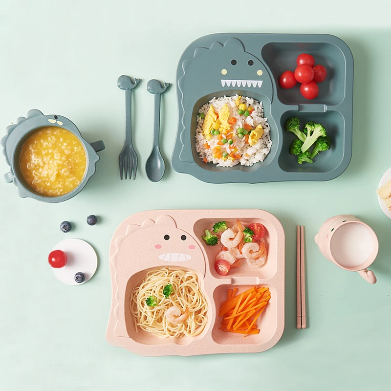 Children's Tableware Wheat Fiber Dinner Set Kids&Feeding Dinosaur Tableware 6 Piece Set Plates For Food Creative Cartoon Bowl
Children's Tableware Wheat Fiber Dinner Set Kids&Feeding Dinosaur Tableware 6 Piece Set Plates For Food Creative Cartoon Bowl