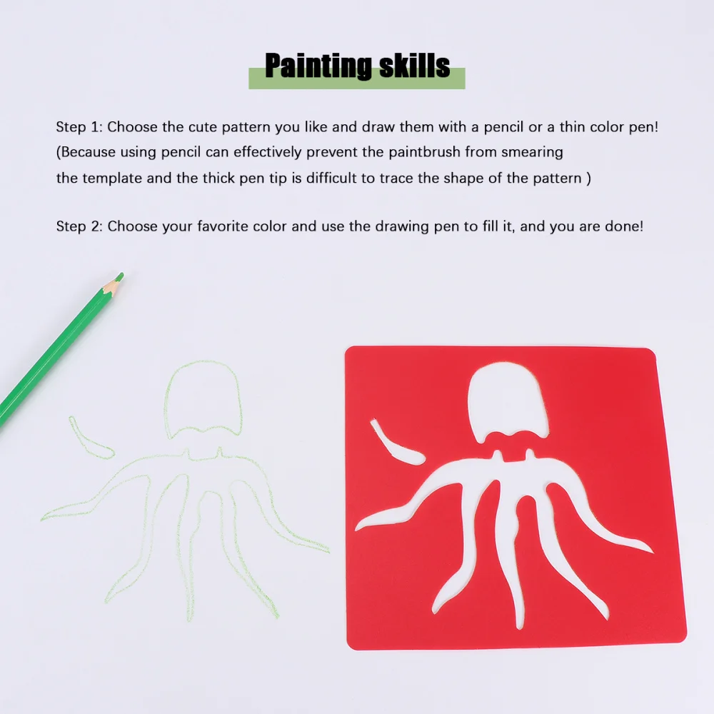 6Pcs Hollow-out Animal Pattern Drawing Board Creative Painting Template Chic Kids Drawing Stencils Reusable Painting Moulds
6Pcs Hollow-out Animal Pattern Drawing Board Creative Painting Template Chic Kids Drawing Stencils Reusable Painting Moulds