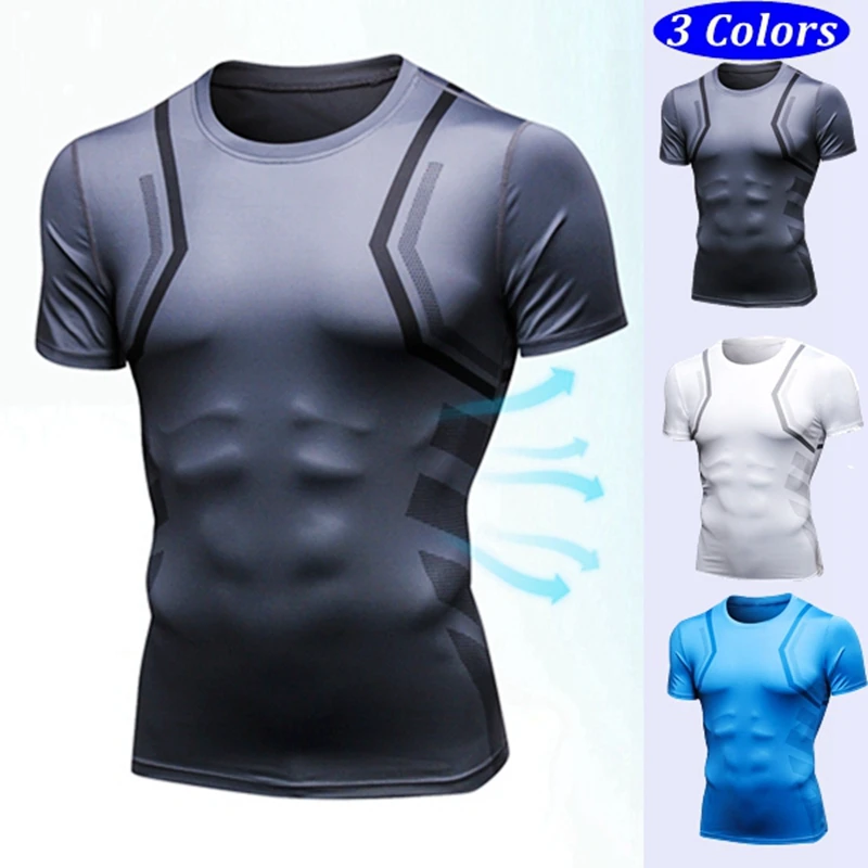 Fashion Men Fitness Compression Running t-shirt Rashguard Men's Bodybuilding Basketball Jersey Sports Shirt Man Gym Sportswear
Fashion Men Fitness Compression Running t-shirt Rashguard Men's Bodybuilding Basketball Jersey Sports Shirt Man Gym Sportswear