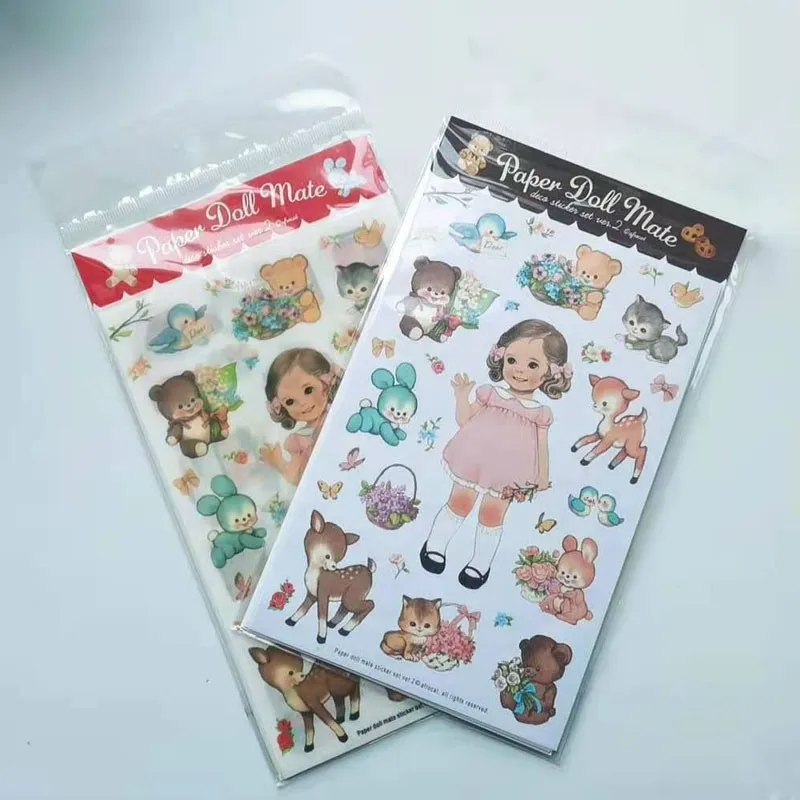 6 шт., бумажные наклейки для кукол
6 шт., бумажные наклейки для кукол