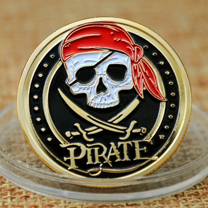 Pirate coin 32mm GOLD PLATED ENAMEL Paris tower nostalgic commemorative badge Russian ancient coin collection skeleton coin hold
Pirate coin 32mm GOLD PLATED ENAMEL Paris tower nostalgic commemorative badge Russian ancient coin collection skeleton coin hold