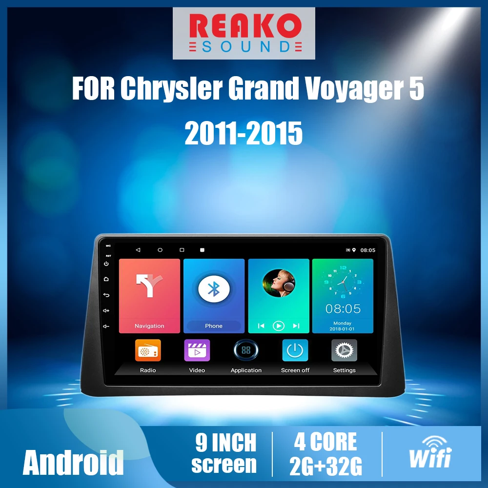 REAKOSOUND For Chrysler Grand Voyager 2011-2015 2din 9' Android Car Multimedia Video Player Audio FM BT GPS Navigation Head Unit
REAKOSOUND For Chrysler Grand Voyager 2011-2015 2din 9' Android Car Multimedia Video Player Audio FM BT GPS Navigation Head Unit