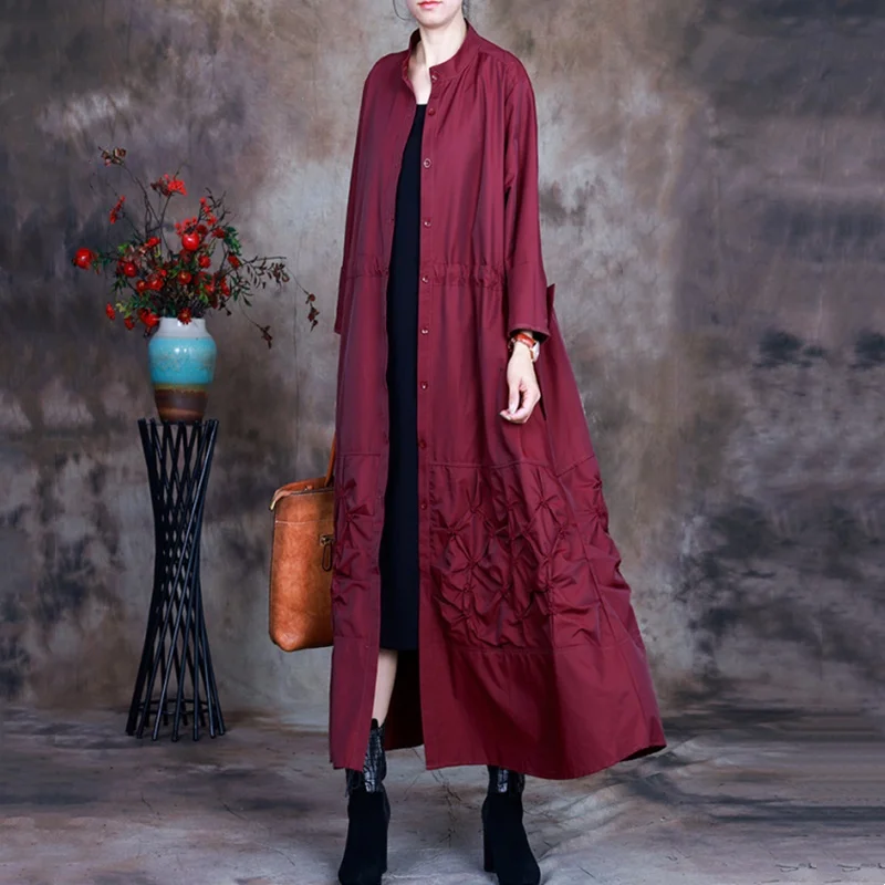 Women Spring Autumn Solid Color Trench Coat Outerwear Ladies Vintage Topcoat Outwear Fashion Windbreaker 2021 Trench Coat AA5841
Women Spring Autumn Solid Color Trench Coat Outerwear Ladies Vintage Topcoat Outwear Fashion Windbreaker 2021 Trench Coat AA5841