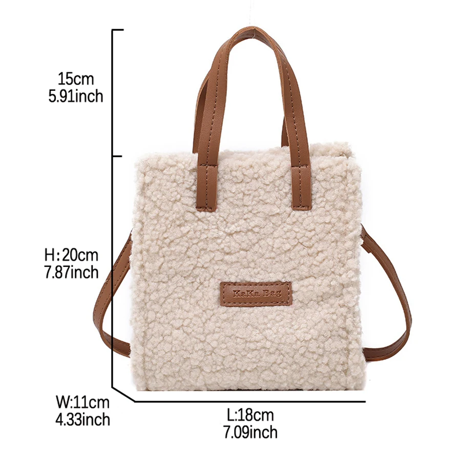 Fashion Winter Lamb Hair Small Square Bag For Women Solid Color Plush Handbag Female Casual Shoulder Bags Ladies Crossbody Bags
Fashion Winter Lamb Hair Small Square Bag For Women Solid Color Plush Handbag Female Casual Shoulder Bags Ladies Crossbody Bags